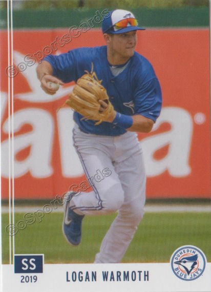 2019 Dunedin Blue Jays Logan Warmoth