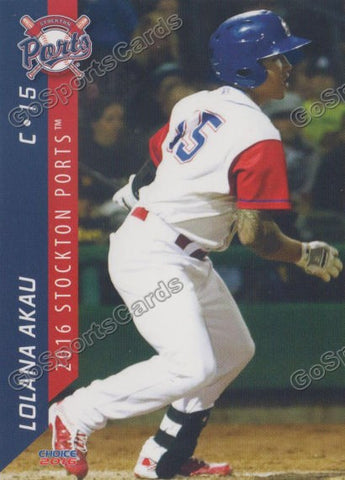 2016 Stockton Ports Lolana Akau