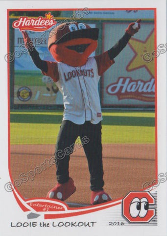 2016 Chattanooga Lookouts Looie the Lookout Mascot