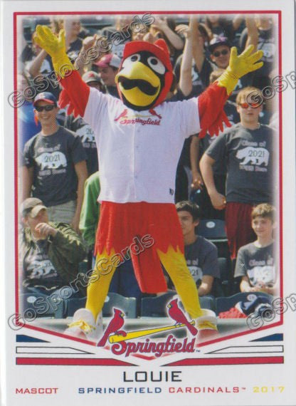 2017 Springfield Cardinals Louie and Fetch Mascot