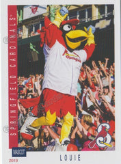 2019 Springfield Cardinals Louie Mascot β Go Sports Cards