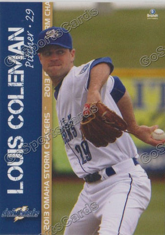 2013 Omaha Storm Chasers Louis Coleman