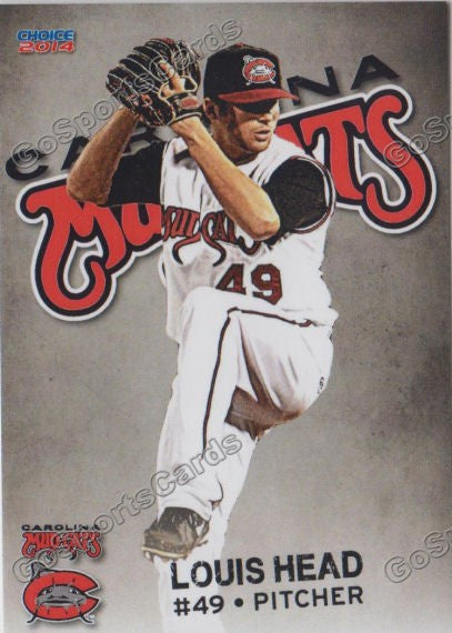 2014 Carolina Mudcats Louis Head