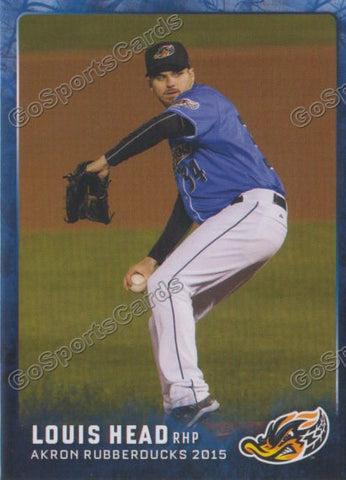 2015 Akron Rubberducks Louis Head