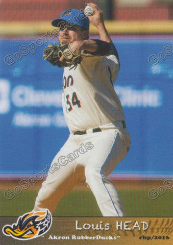 2016 Akron Aeros Louis Head