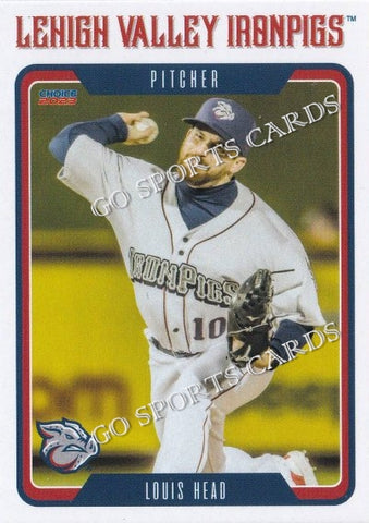 2023 Lehigh Valley IronPigs Louis Head