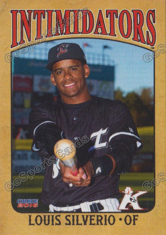  2016 Kannapolis Intimidators Louis Silverio