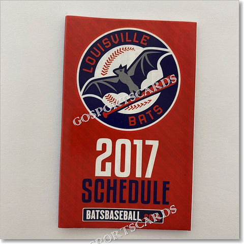 2017 Louisville Bats Pocket Schedule