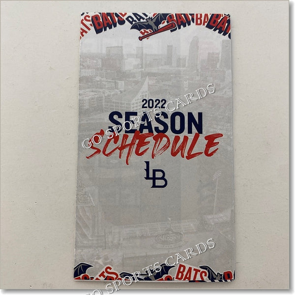 2022 Louisville Bats Pocket Schedule