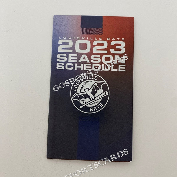 2023 Louisville Bats Pocket Schedule