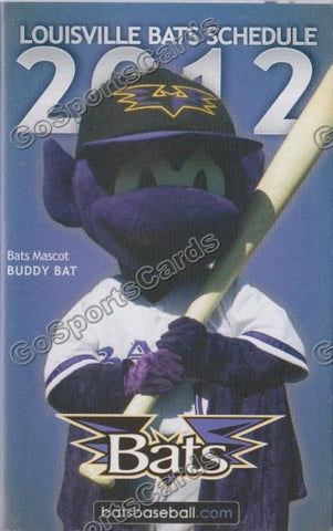2012 Louisville Bats Pocket Schedule