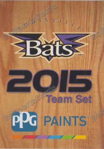 2015 Louisville Bats Checklist Header