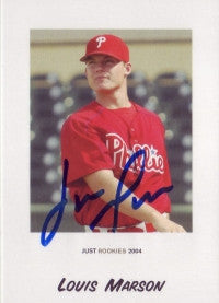 Lou Marson 2004 Just Minors Just Rookies #47 (Autograph)