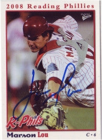 Lou Marson 2008 Reading Phillies (Autograph)