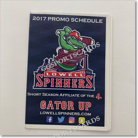 2017 Lowell Spinners Pocket Schedule