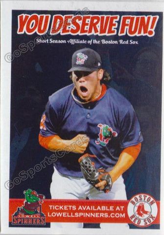 2018 Lowell Spinners Pocket Schedule