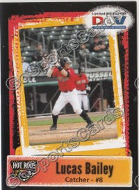 2011 Bowling Green Hot Rods DAV Luke Lucas Bailey