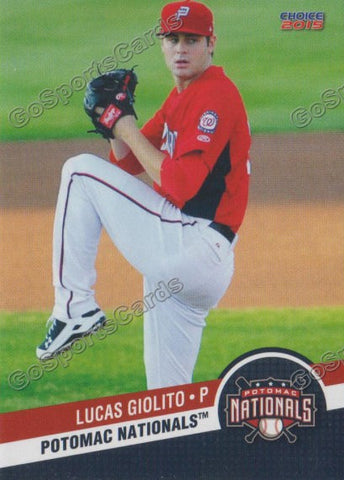 2015 Potomac Nationals Lucas Giolito
