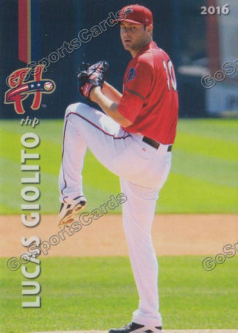 2016 Harrisburg Senators Lucas Giolito