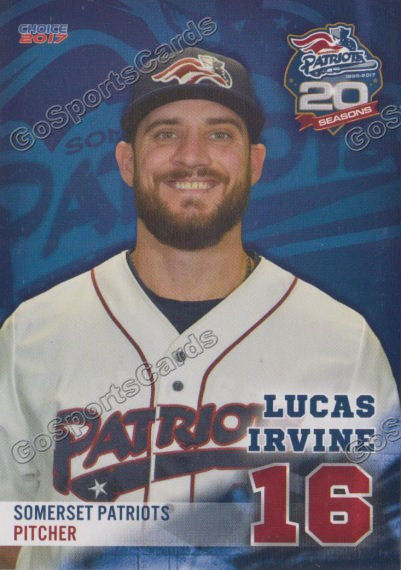2017 Somerset Patriots Lucas Irvine