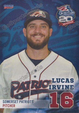 2017 Somerset Patriots Lucas Irvine