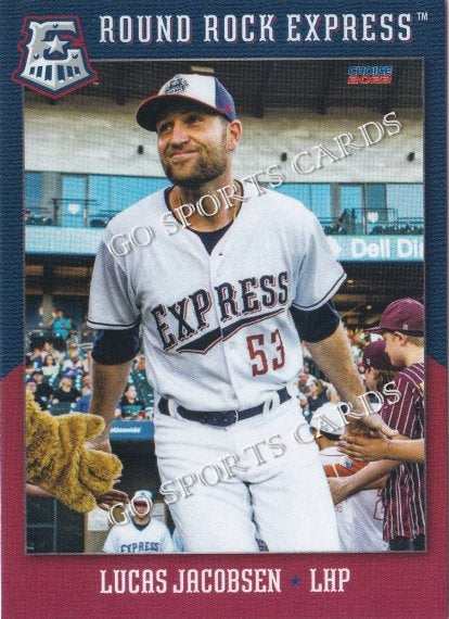 2023 Round Rock Express Lucas Jacobsen – Go Sports Cards