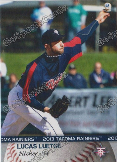 2013 Tacoma Rainiers Lucas Luetge