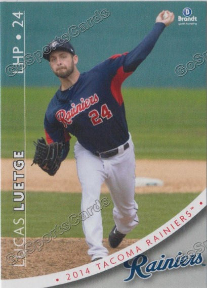 2014 Tacoma Rainiers Lucas Luetge