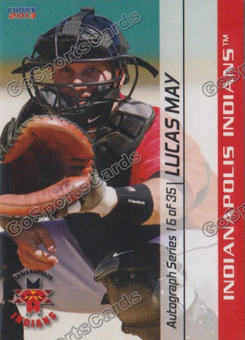 2013 Indianapolis Indians Lucas May