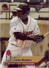 2010 Kinston Indians Lucas Montero