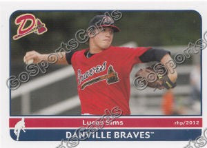 2012 Danville Braves Lucas Sims