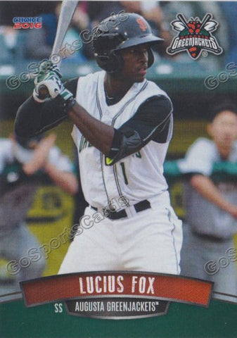 2016 Augusta Greenjackets Lucius Fox