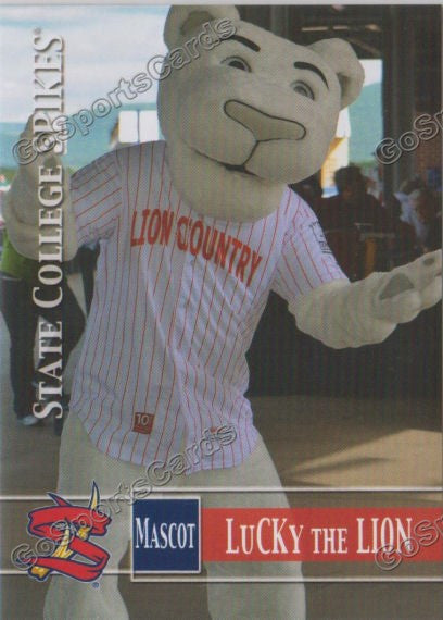 2014 State College Spikes Lucky The Lion