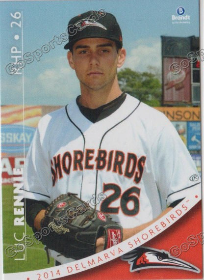 2014 Delmarva Shorebirds Luc Rennie