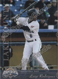 2012 Lake County Captains Luigi Rodriguez