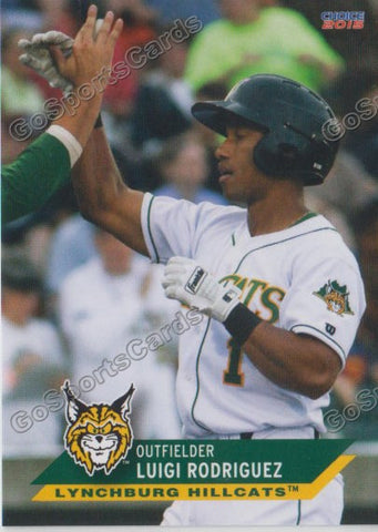 2015 Lynchburg Hillcats Luigi Rodriguez