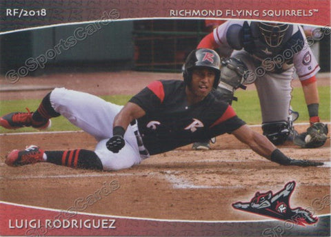 2018 Richmond Flying Squirrels Luigi Rodriguez