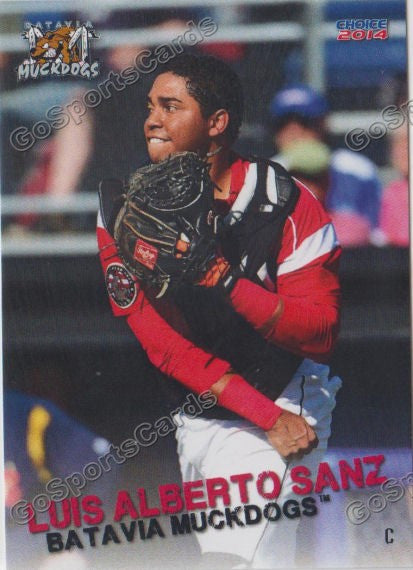 2014 Batavia Muckdogs Luis Alberto Sanz