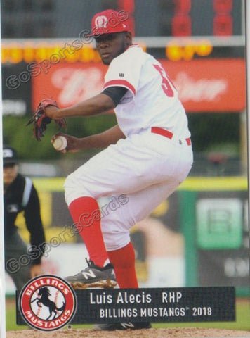 2018 Billings Mustangs Luis Alecis