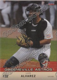 2011 Greeneville Astros Luis Alvarez