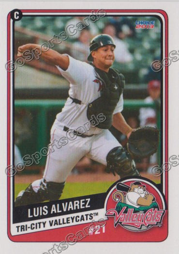 2013 Tri City ValleyCats Luis Alvarez
