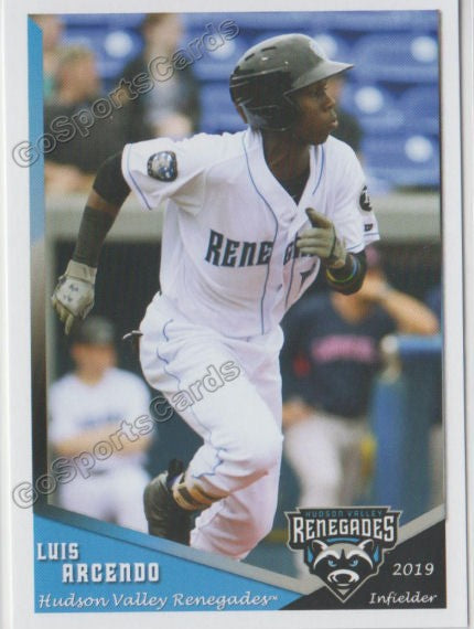 2019 Hudson Valley Renegades Luis Arcendo