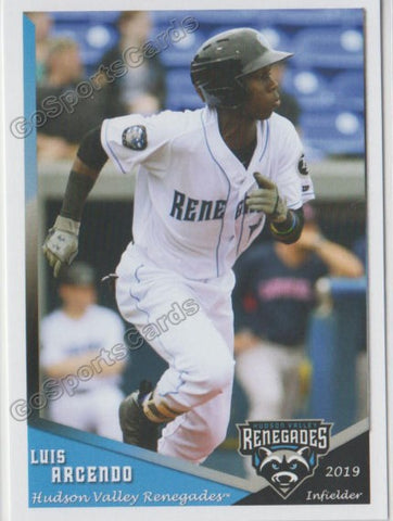 2019 Hudson Valley Renegades Luis Arcendo