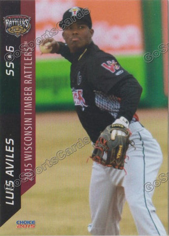 2015 Wisconsin Timber Rattlers Luis Aviles