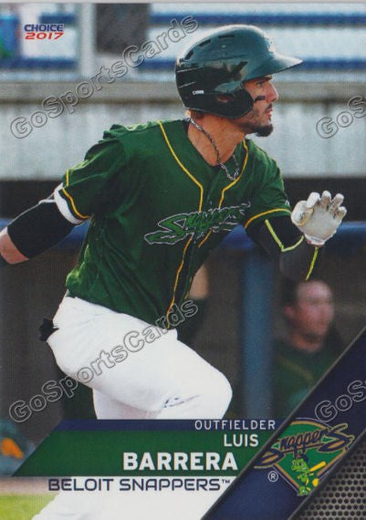 2017 Beloit Snappers Luis Barrera