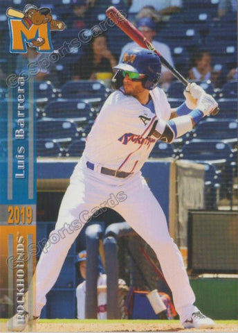 2019 Midland RockHounds Luis Barrera