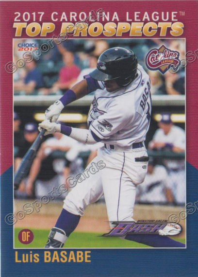 2017 Carolina League Top Prospect Luis Alexander Basabe