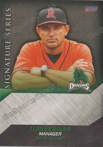 2017 Dayton Dragons Luis Bolivar