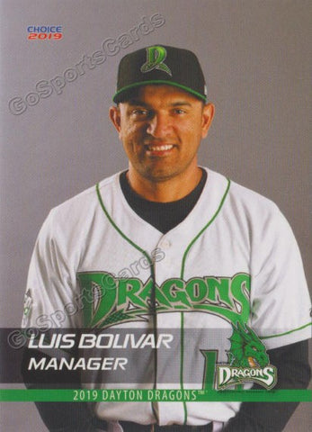 2019 Dayton Dragons Luis Bolivar