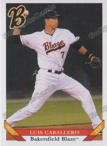 2015 Bakersfield Blaze Luis Caballero